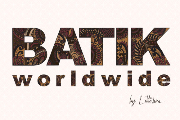Batik Worldwide Font for Bold Digital Design