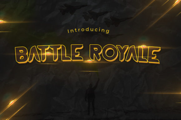 Battle Royale Font for Bold Editorial Design