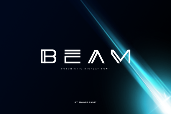 Beam: A Futuristic Display Font for Creative Makers