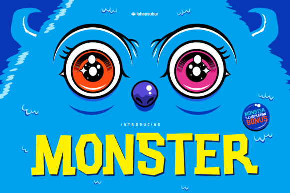 Blue Monster: A Playful Font for Bold Branding