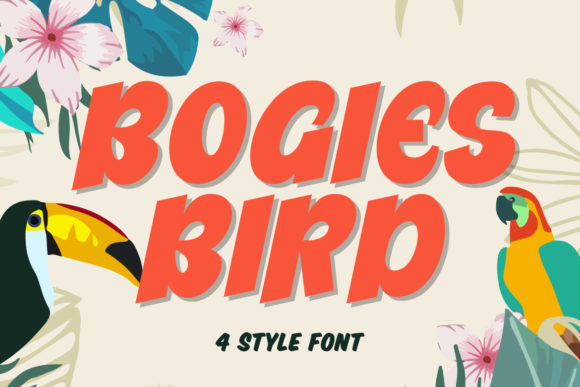 Bogies Bird Font for Business Branding