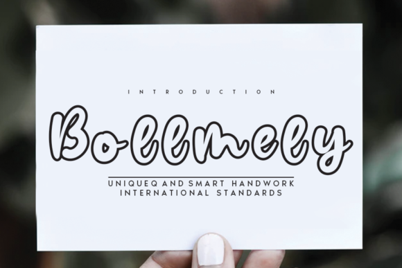 Bollmely: A Stylish Font for Small Business Branding