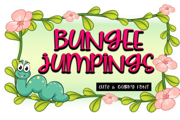 Bungee Jumpings: A Joyful Display Font for Creative Projects