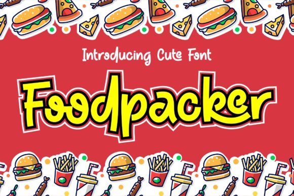 Foodpacker: A Playful Display Font for Web Design