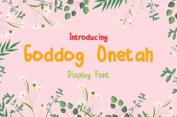 Goddog Onetah Font for Bold Digital Design
