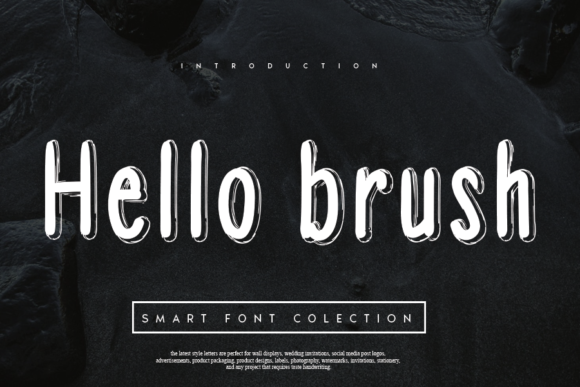 Hello Brush Font for Handmade Creations