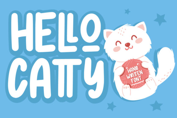 Hello Catty: A Playful Display Font for Creative Projects