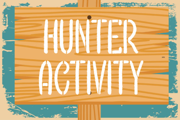 Hunter Activity: A Simple Font for Polished Branding