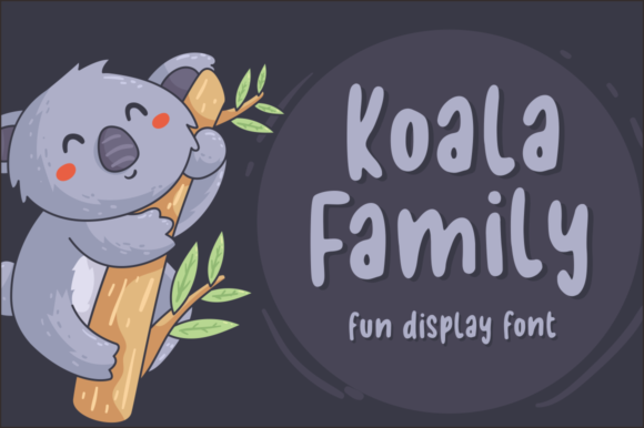 Koala Family: A Playful Display Font for Bold Branding