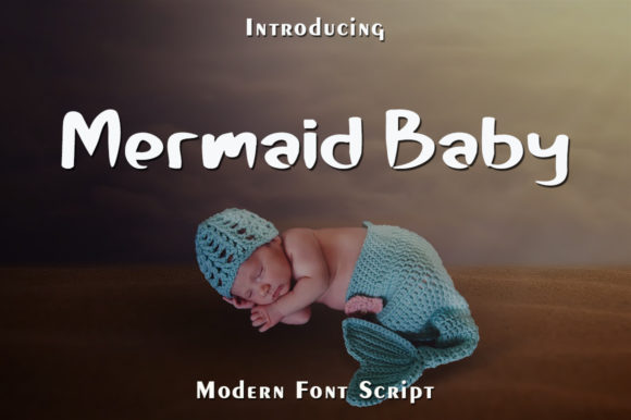 Mermaid Baby Font for Business Branding