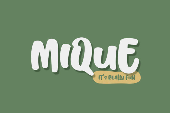 Mique: A Joyful Font for Polished Branding