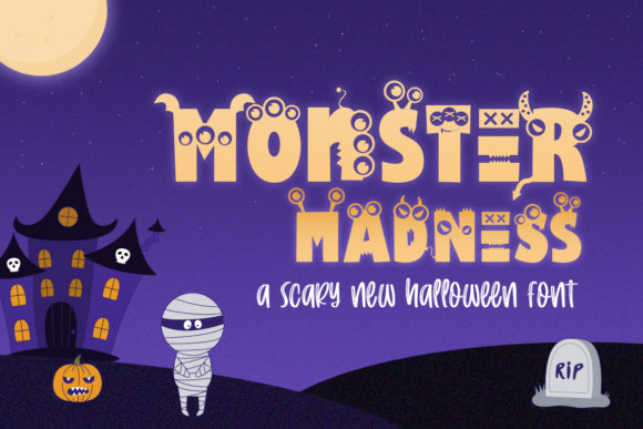 Monster Madness Font for Halloween-Themed Campaigns