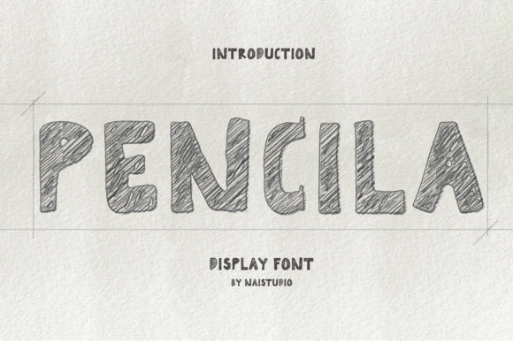 Pencila: A Playful Display Font for Web Design