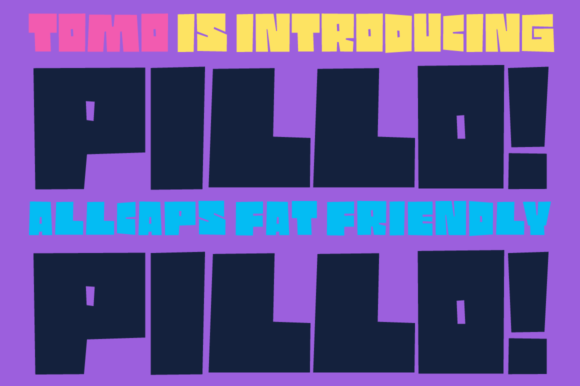 Pillo Pillo Display Font for Bold Web Design