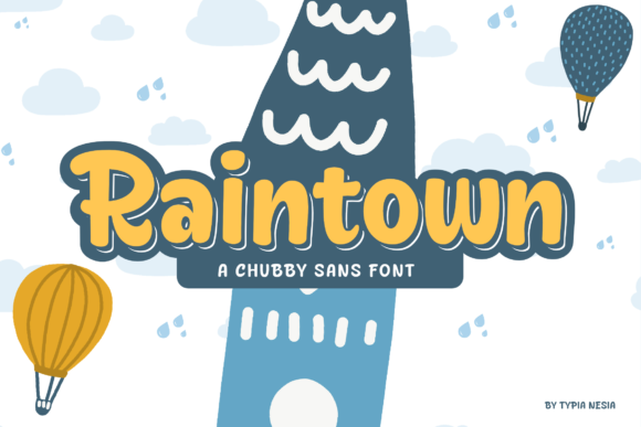 Raintown Font for Eye-Catching Brand Designs