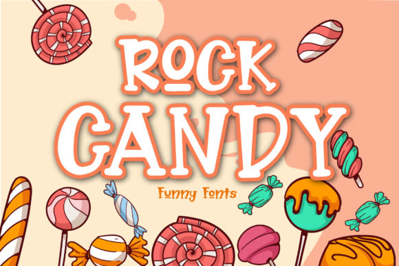 Rock Candy: A Playful Display Font for Digital Projects