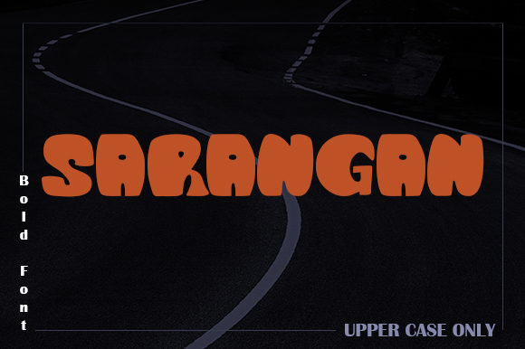 Sarangan Display Font for Bold Branding