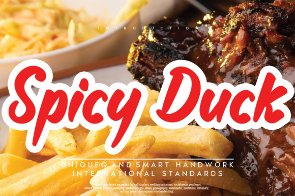 Spicy Duck Font for Eye-Catching Campaigns