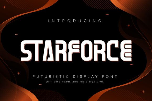 Starforce: A Futuristic Display Font for Digital Branding