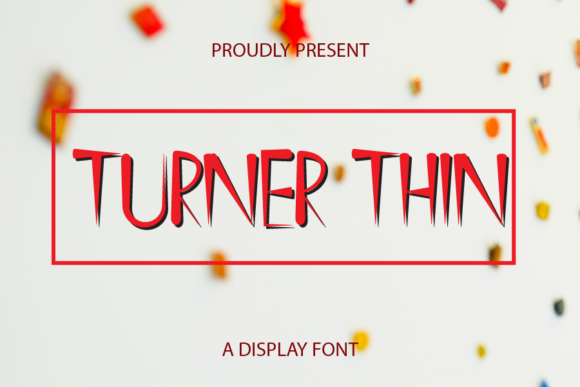 Turner Thin for Editorial Design and Creative Typography
