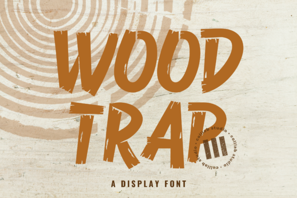 Wood Trap: A Bold Display Font for Creative Branding