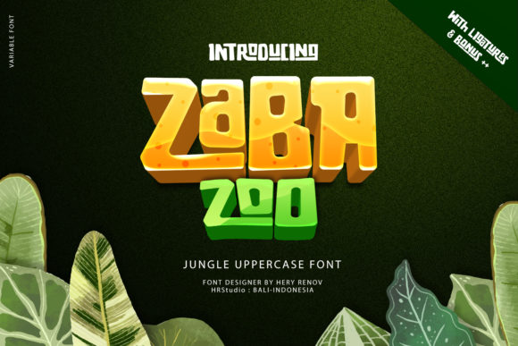 Zaba Zoo Display Font Review