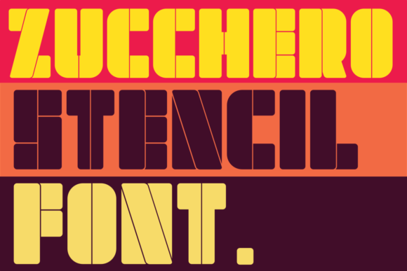 Zucchero Stencil: A Bold Choice for Urban Branding